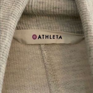 Fog Grey Heather Athleta Cardigan Pranayama Wrap
